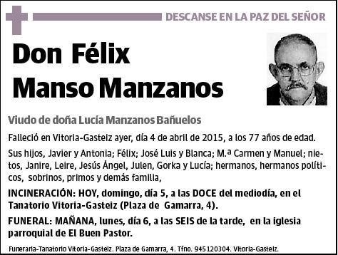 MANSO MANZANOS,FELIX