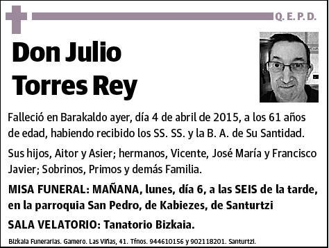 TORRES REY,JULIO