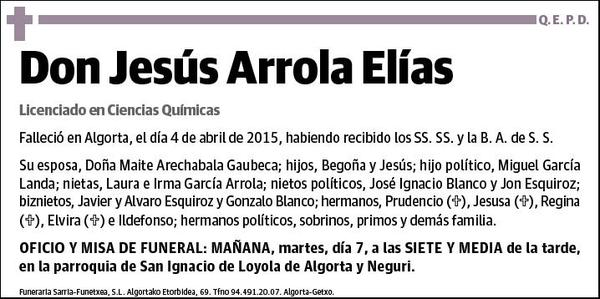 ARROLA ELIAS,JESUS