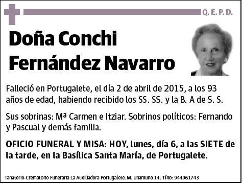 FERNANDEZ NAVARRO,CONCHI