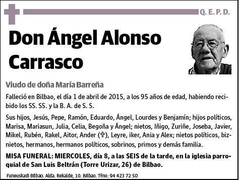 ALONSO CARRASCO,ANGEL