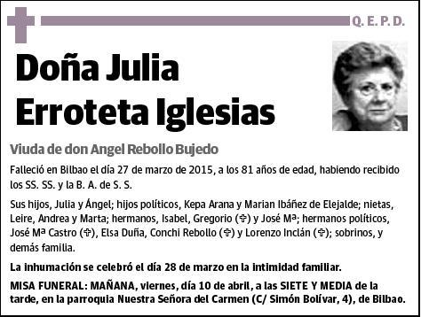 ERROTETA IGLESIAS,JULIA