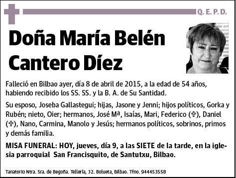 CANTERO DIEZ,MARIA BELEN