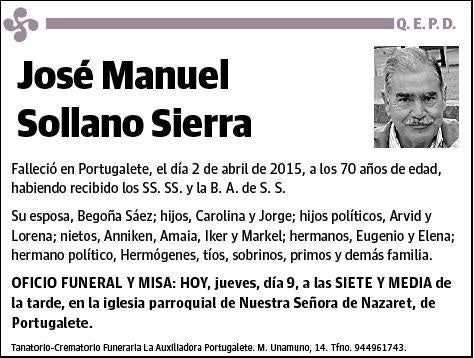 SOLLANO SIERRA,JOSE MANUEL