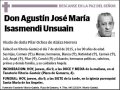 ISASMENDI UNSUAIN,AGUSTIN JOSE MARIA