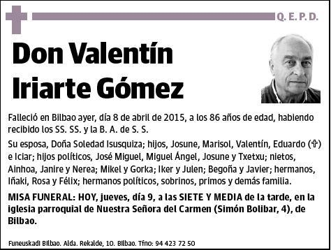 IRIARTE GOMEZ,VALENTIN