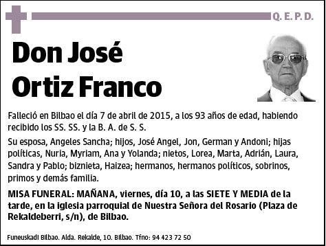 ORTIZ FRANCO,JOSE