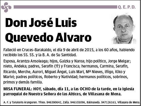 QUEVEDO ALVARO,JOSE LUIS