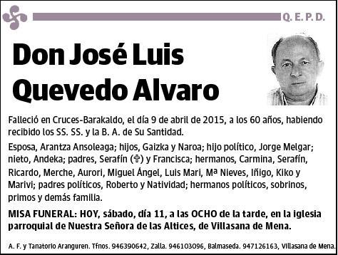 QUEVEDO ALVARO,JOSE LUIS