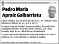 APRAIZ GALBARRIATU,PEDRO MARIA