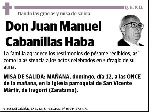 CABANILLAS HABA,JUAN MANUEL