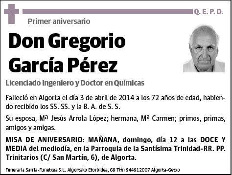 GARCIA PEREZ,GREGORIO