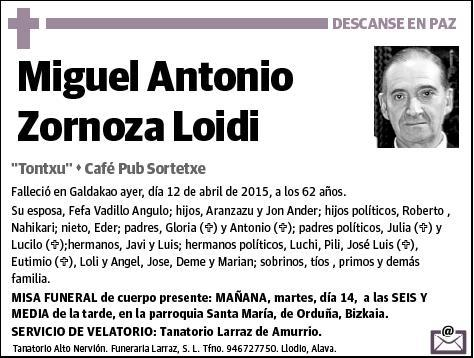 ZORNOZA LOIDI,MIGUEL ANTONIO