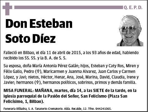 SOTO DIEZ,ESTEBAN