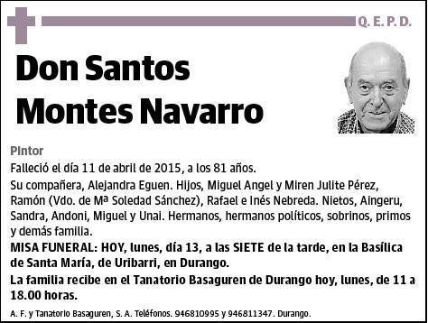 MONTES NAVARRO,SANTOS