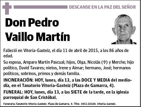 VAILLO MARTIN,PEDRO