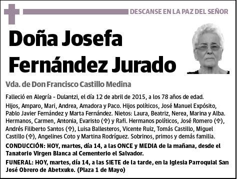 FERNANDEZ JURADO,JOSEFA