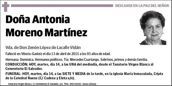 MORENO MARTINEZ,ANTONIA