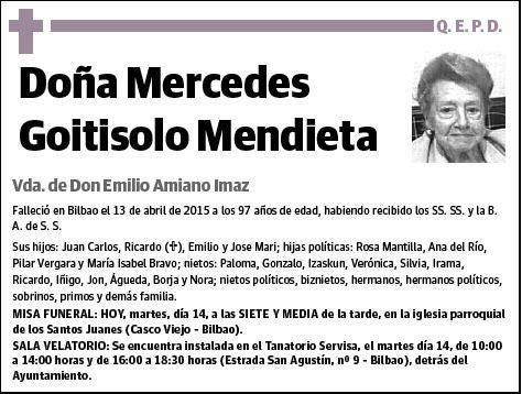 GOITISOLO MENDIETA,MERCEDES