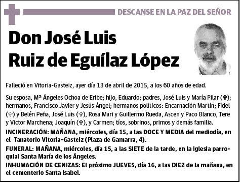 RUIZ DE EGUILAZ LOPEZ,JOSE LUIS