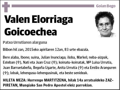 ELORRIAGA GOICOECHEA,VALEN