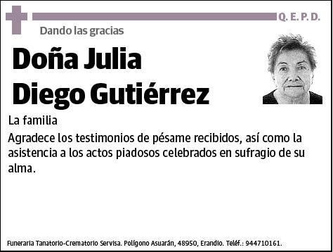 DIEGO GUTIERREZ,JULIA