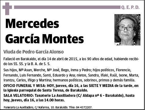 GARCIA MONTES,MERCEDES