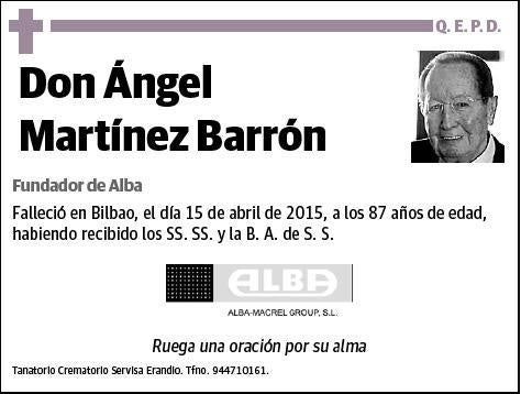 MARTINEZ BARRON,ANGEL