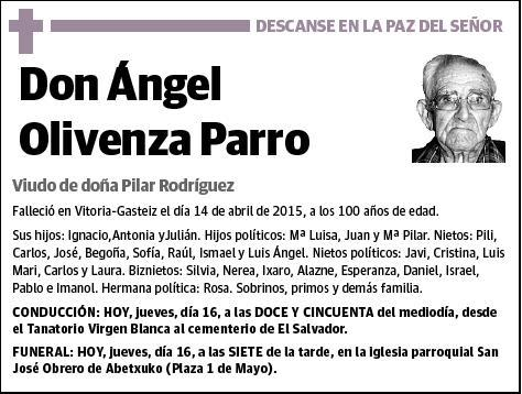 OLIVENZA PARRO,ANGEL