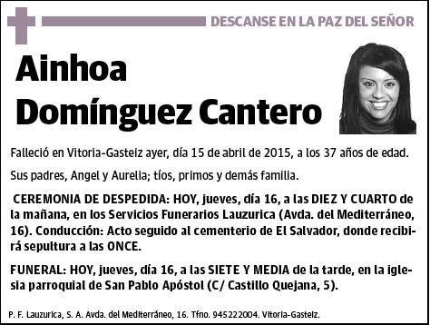 DOMINGUEZ CANTERO,AINHOA