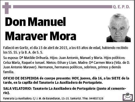 MARAVER MORA,MANUEL