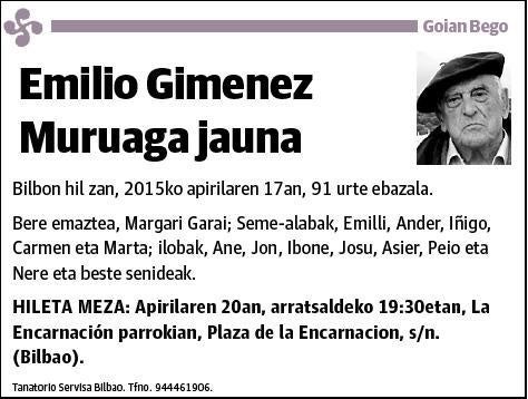 GIMENEZ MURUAGA,EMILIO