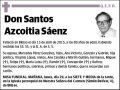 AZCOITIA SAENZ,SANTOS