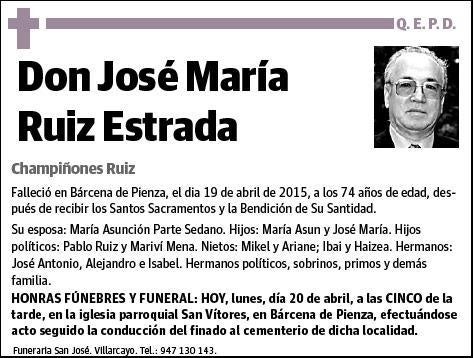 RUIZ ESTRADA,JOSE MARIA