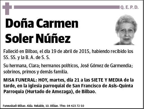 SOLER NUÑEZ,CARMEN