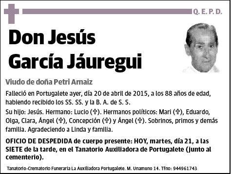 GARCIA JAUREGUI,JESUS