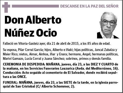 NUÑEZ OCIO,ALBERTO