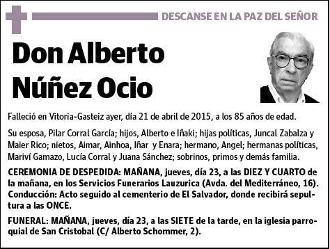 NUÑEZ OCIO,ALBERTO