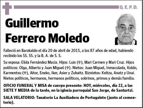 FERRERO MOLEDO,GUILLERMO