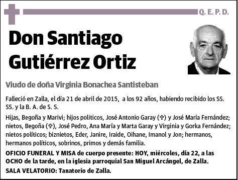 GUTIERREZ ORTIZ,SANTIAGO