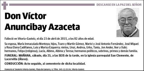 ANUNCIBAY AZACETA,VICTOR