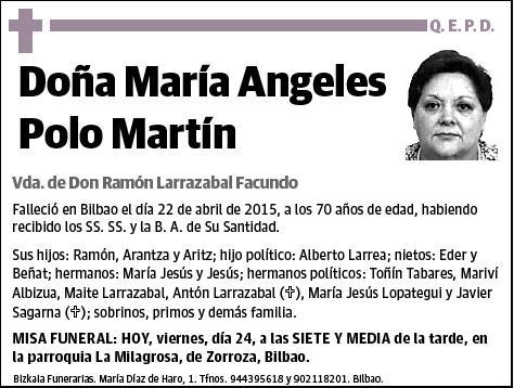 POLO MARTIN,MARIA ANGELES