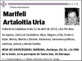 ARTALOITIA URIA,MARIFELI