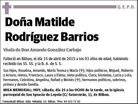 RODRIGUEZ BARRIOS,MATILDE