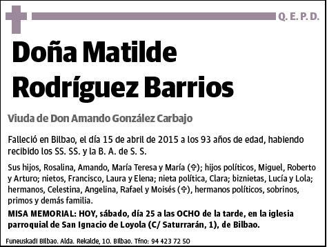 RODRIGUEZ BARRIOS,MATILDE