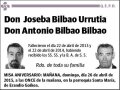 BILBAO URRUTIA Y ANTONIO BILBAO BILBAO,JOSEBA