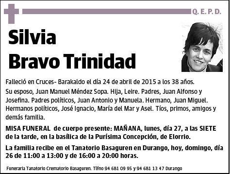 BRAVO TRINIDAD,SILVIA