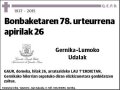 78 URTEURRENA,BONBAKETAREN