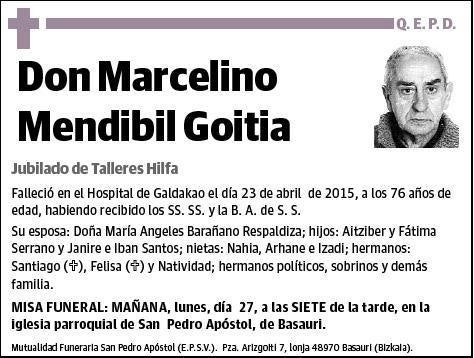 MENDIBIL GOITIA,MARCELINO