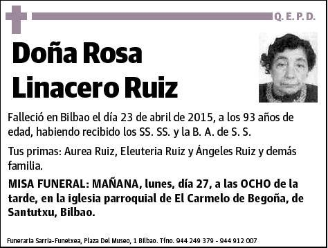 LINACERO RUIZ,ROSA